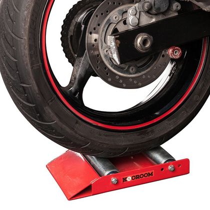 KOOROOM Roller base for chain maintenance Universal Support - Red