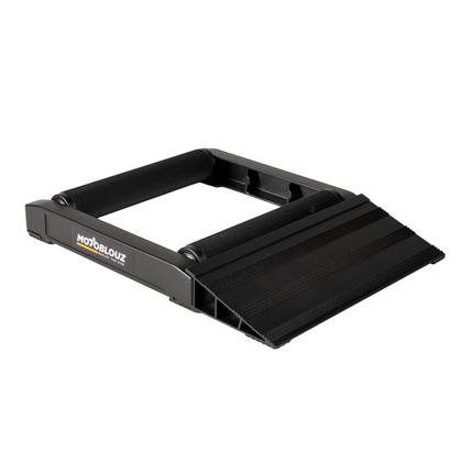 Socle à rouleaux Motoblouz Alu - Pour entretien chaine Universel - Noir Ref : KOR0181 