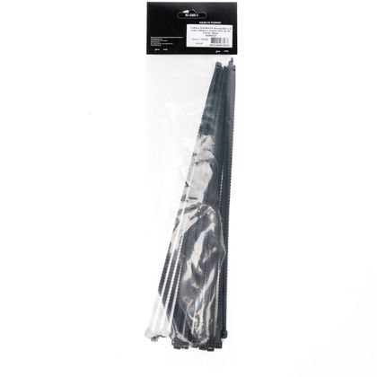 KOOROOM handmatig te snijden 300 mm x 4,6 mm Set van 20 Klemmen Universeel - Zwart