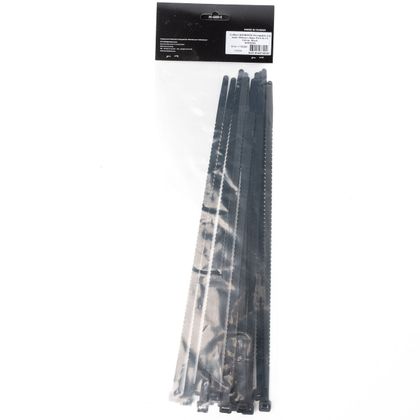 KOOROOM handmatig te snijden 360 mm x 8 mm Set van 15 Klemmen Universeel - Zwart
