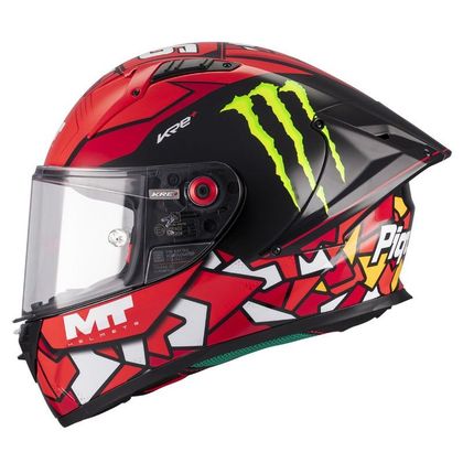 Casque intégral MT HELMETS KRE+ S - FIM PIQUERAS - Noir / Rouge