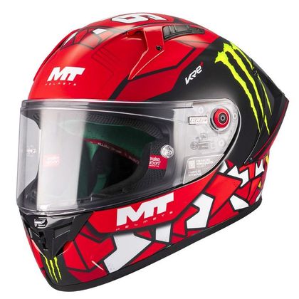 Casque intégral MT HELMETS KRE+ S - FIM PIQUERAS - Noir / Rouge Ref : MTH0207 