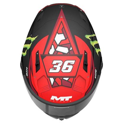 Casque intégral MT HELMETS KRE+ S - FIM PIQUERAS - Noir / Rouge