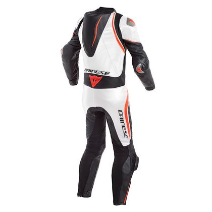 Combinaison Dainese LAGUNA SECA 4 PERFORATED - 1 PCE - BLACK WHITE FLUO RED