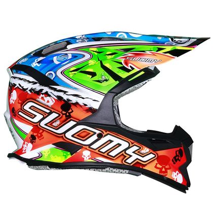 Suomy WARRIOR 2017 Cross-Helm - Blau / Grün
