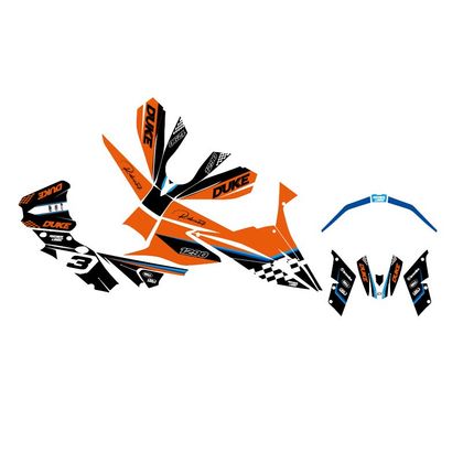 RiderUnik Check Decoration kit