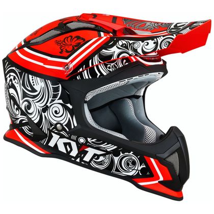 Casque cross KYT STRIKE EAGLE - POTION - RED 2021