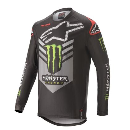 Camiseta de motocross ALPINESTARS MONSTER RACER GEAR - MONSTER - BLACK BRIGHT GREEN RED 2020 Ref : AMO0001 