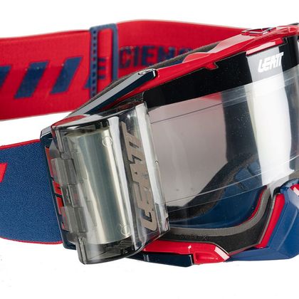 Masque cross Leatt VELOCITY 6.5 ROLL-OFF 2025 - Rouge / Bleu