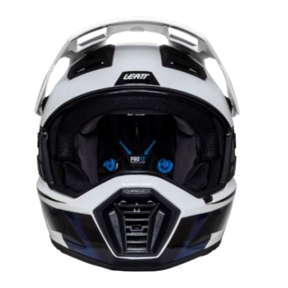 Casque intégral Leatt ADV 8.5 avec masque 4.5 - Blanc / Bleu
