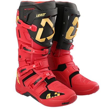 Botas de motocross Leatt 4.5 - RED BLACK 2023 - Rojo / Negro Ref : LB0433 