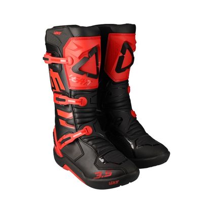 Botas de motocross Leatt 3.5 BOOT - RED 2023 - Rojo / Negro Ref : LB0530 