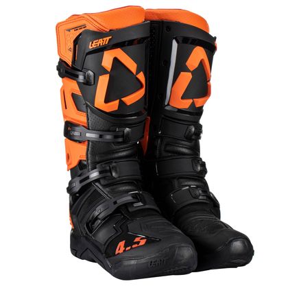Botas de motocross Leatt 4.5 - BLACK 2023 - Naranja Ref : LB0430 