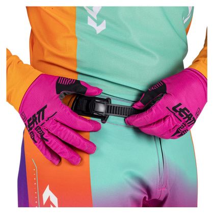 Pantalon cross Leatt 5.5 I.K.S 2026 - Bleu / Violet