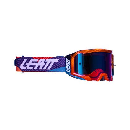Gafas de motocross Leatt VELOCITY 5.5 IRIZ - NEON ORANGE BLEU 2023 - Naranja / Negro Ref : LB0589 / DL1003-8022010330 
