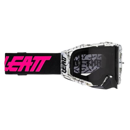 Gafas de motocross Leatt VELOCITY 6.5 - BONES 2022 - Negro / Rosa Ref : LB0381 / DL1011-8021700360 