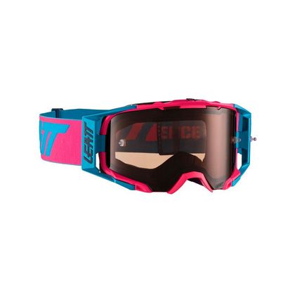 Gafas de motocross Leatt BRILLE VELOCITY 6.5 CYAN/ROSA 2020 - Azul / Rosa