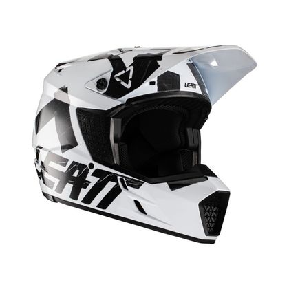 Casco de motocross Leatt 3.5 V22 - WHITE 2023 - Blanco Ref : LB0584 