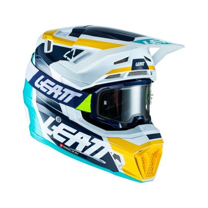 Casco de motocross Leatt 7.5 V22 - AQUA 2023
