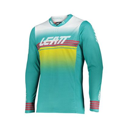 Camiseta de motocross Leatt 5.5 ULTRAWELD - AQUA 2022 - Azul Ref : LB0473 