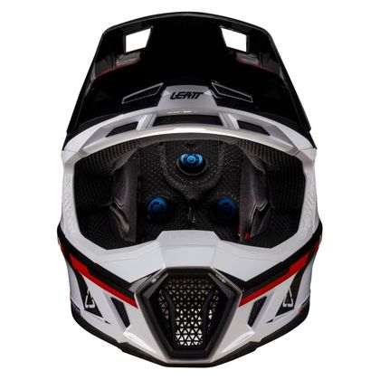 Leatt 7.5 MIT MASKE 2026 Cross-Helm - Weiß / Schwarz