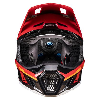 Leatt 7.5 AVEC MASQUE 2026 Cross-Helm - Rot / Schwarz
