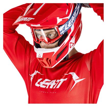 Leatt 3.5 RIDE KIT V26 JERSEY+TROUSERS 2026 Cross-country outfit - Red / White