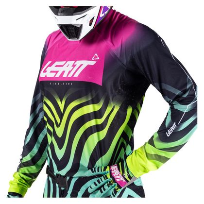 Maillot cross Leatt 5.5 ULTRAWELD 2026 - Rose / Noir