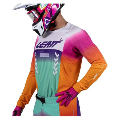 Maillot cross Leatt 5.5 ULTRAWELD 2026 - Orange / Bleu