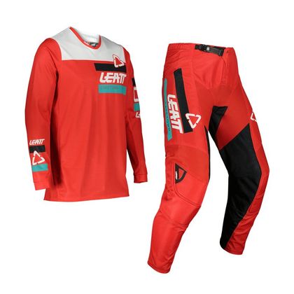 Camiseta de motocross Leatt 3.5 RIDE KIT MAILLOT+PANTALON - RED 2023 Ref : LB0500 