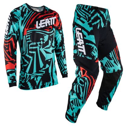 Camiseta de motocross Leatt 3.5 RIDE KIT CAMISETA+PANTALÓN 2023 - Azul Ref : LB0629-C64142 