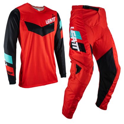 Camiseta de motocross Leatt 3.5 RIDE KIT CAMISETA+PANTALÓN 2023 - Rojo / Negro Ref : LB0629-C46545 