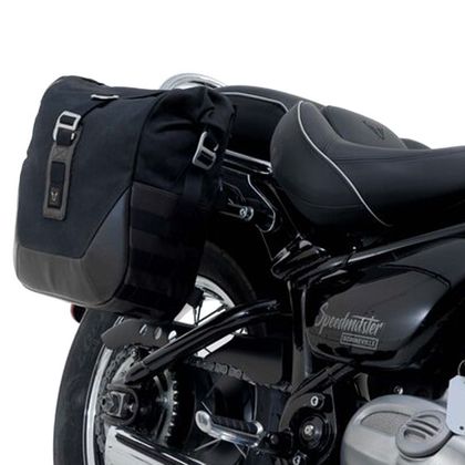 Borse laterali SW-MOTECH Set di borse laterali Legend Gear Black Edition (2 x 13,5 litri) con supporti - Nero