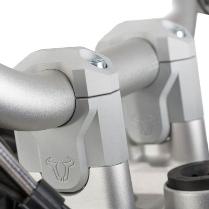 SW-MOTECH Handlebar riser - Grey Ref : LEH.07.039.12401 