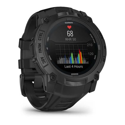 Montre Connectée Garmin Instinct 3 AMOLED - Tactical Edition - 50 mm Universel - Noir