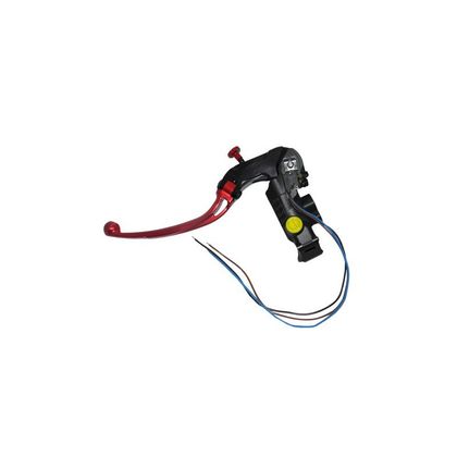 Accossato REMMEN 19 x 18 radiaal met inklapbare LONG hendel Hoofdremcilinder Universeel - Zwart / Rood