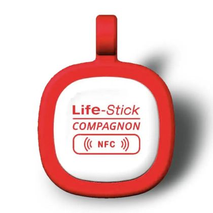 LIFESTICK COMPAGNON Badge - Rood