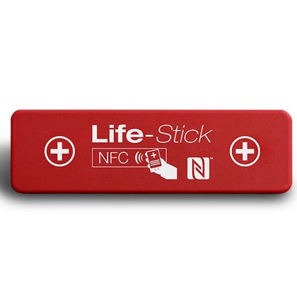 LIFESTICK FAHREN Aufkleber - Rot