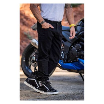 LS2 DORON Motorbike sneakers - Black / White