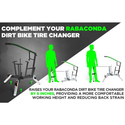 Rabaconda for Dirt Bike tyre changers Universal Lifting kit