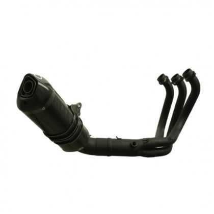 Termignoni "BLACK EDITION" APPROVED 3-1 STAINLESS STEEL MANIFOLD FULL CARBON MUFFLER Complete Line - Grey Ref : TER0054 / Y102090CVB 
