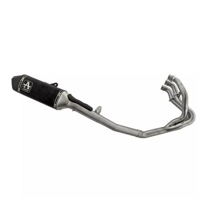 Ligne Complète Arrow Veloce Dark Racing - Collecteur Acier - Gris / Noir