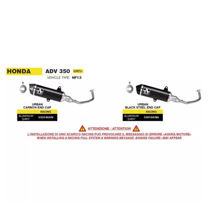 Ligne Complète Arrow Alu noir embout carbone