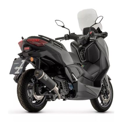 Arrow Urban schwarzes aluminium mit Carbon-Endkappe Komplette Auspuffanlage