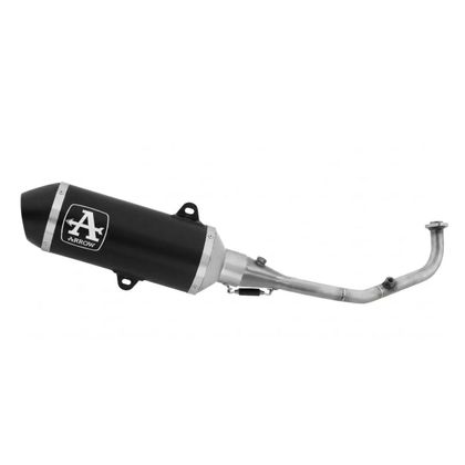 Arrow Urban schwarzes aluminium mit Carbon-Endkappe Komplette Auspuffanlage