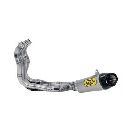 Arrow Works Titanium Racing - Krümmer aus Titanium Vollständige Linie - Grau