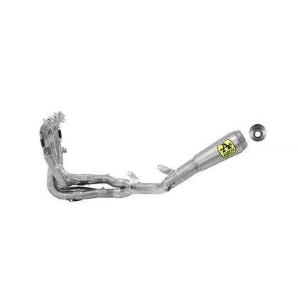 Arrow Pro Race Titanium - Titanium Spruitstuk Volledige lijn - Grijs
