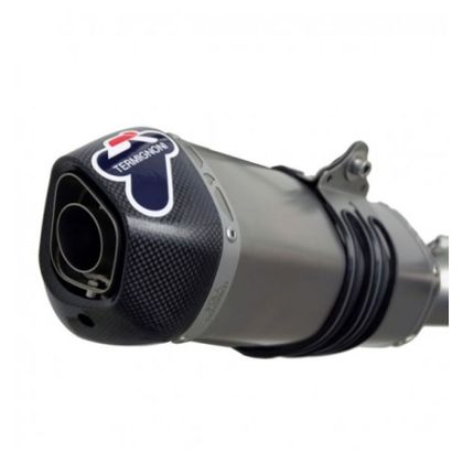 Termignoni APPROVED 2-1 STAINLESS STEEL MANIFOLD TITANIUM-CARBON MUFFLER Complete Line - Grey