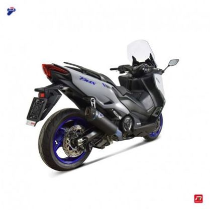 Termignoni APPROVED BLACK EDITION MANIFOLD 2-1 STAINLESS BLACK & TITANIUM BLACK-CARBON MUFFLER Complete Line - Grey / Black