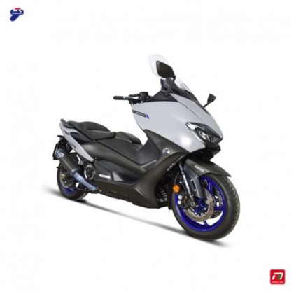 Termignoni APPROVED BLACK EDITION MANIFOLD 2-1 STAINLESS BLACK & TITANIUM BLACK-CARBON MUFFLER Complete Line - Grey / Black